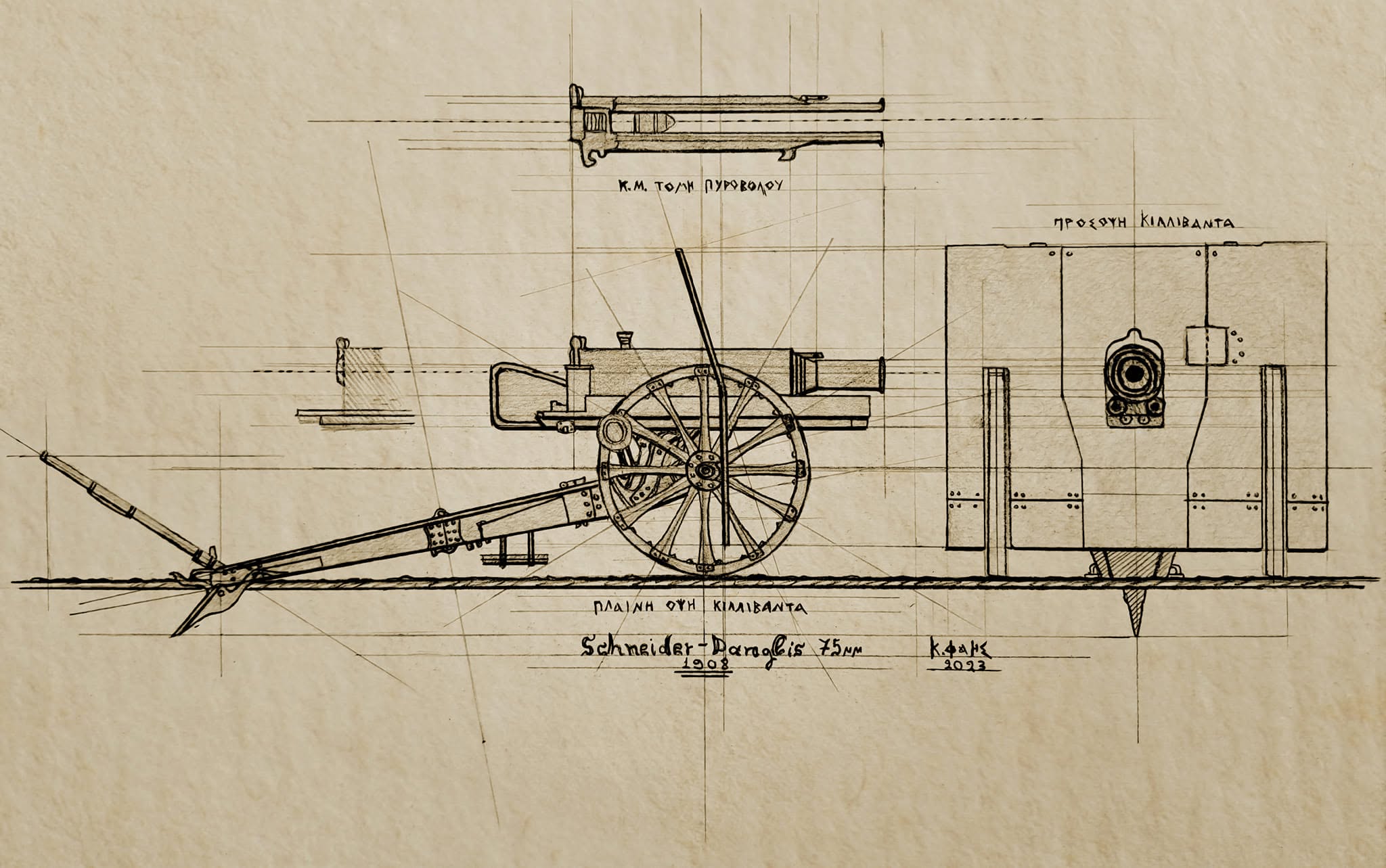 Ορειβατικό Πυροβόλο Schneider-Danglis 75 mm